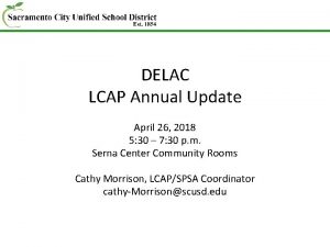 DELAC LCAP Annual Update April 26 2018 5