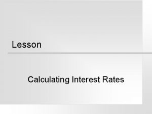 Lesson Calculating Interest Rates Next Generation Science Common