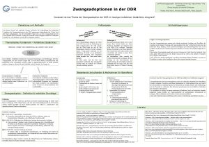 Lehrforschungsprojekt Deutsche Erinnerung SED Diktatur und Kolonialzeit GeorgAugust