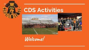 CDS Activities Welcome 1 Introductions Welcome to TUHSD