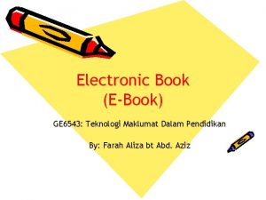 Electronic Book EBook GE 6543 Teknologi Maklumat Dalam