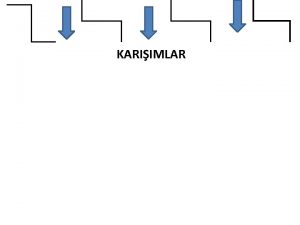 KARIIMLAR KARIIMLAR KARIIMLAR Karm birden ok maddenin kimyasal