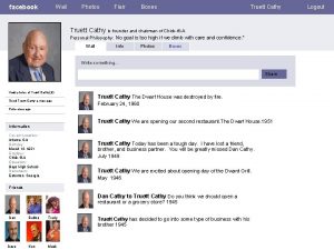 facebook Wall Photos Flair Boxes Truett Cathy is