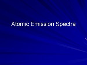 Atomic Emission Spectra Electromagnetic Spectrum Visible Spectrum White
