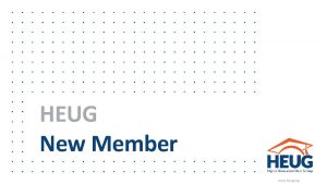 HEUG New Member www heug org HEUG Online