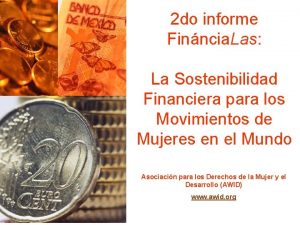 2 do informe Finncia Las La Sostenibilidad Financiera