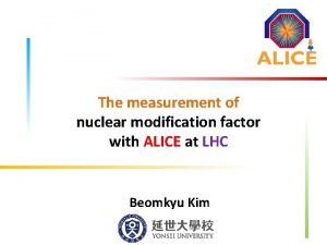 The measurement of nuclear modification factor with ALICE