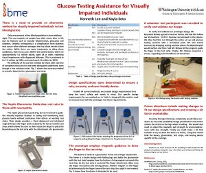Glucose Testing Assistance for Visually Impaired Individuals There