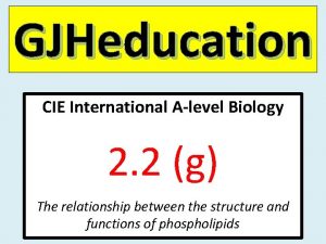 GJHeducation CIE International Alevel Biology 2 2 g