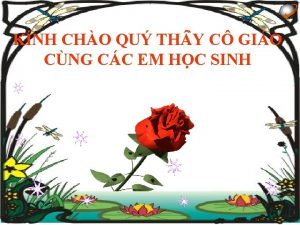 KNH CHO QU TH Y C GIO CNG