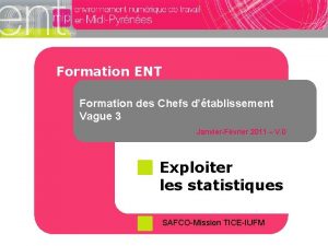 Formation ENT Formation des Chefs dtablissement Vague 3