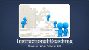 Instructional Coaching Batavia Public Schools 101 Coaching is