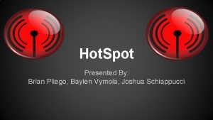 Hot Spot Presented By Brian Pliego Baylen Vymola