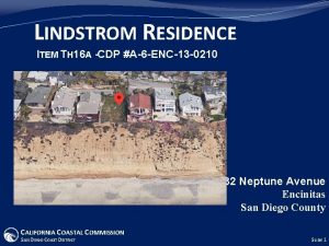 LINDSTROM RESIDENCE ITEM TH 16 A CDP A6