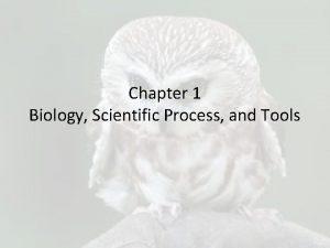Chapter 1 Biology Scientific Process and Tools INTERACTIVE