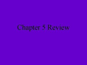 Chapter 5 Review Metis NWMP First Nations and