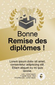 Bonne Remise des diplmes Lorem ipsum dolor sit