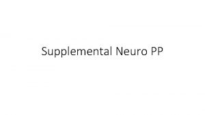 Supplemental Neuro PP Manifestations of Increased ICP Infants