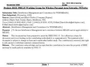 doc IEEE 802 15 08 0766 November 2008