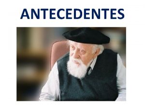 ANTECEDENTES REUEVEN FEUERSTEIN Psiclogo de origen judo que