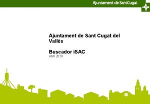 Ajuntament de Sant Cugat del Valls Buscador i