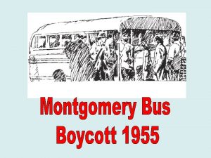 In Montgomery Alabama front seats in buses were
