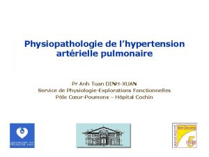 Physiopathologie de lhypertension artrielle pulmonaire Pr Anh Tuan