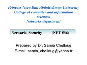 Princess Nora Bint Abdulrahman University College of computer