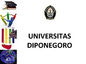 1957 UNIVERSITAS DIPONEGORO Fasilitas Umum ICT Center Rumah