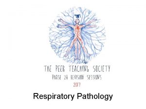 Respiratory Pathology Respiratory Pathology Phase 2 a Revision