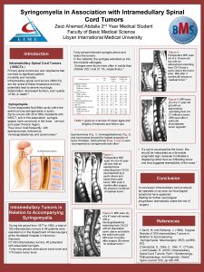 Syringomyelia in Association with Intramedullary Spinal Cord Tumors