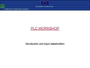 European Commission EMC Directive Enterprise Directorate General PLC