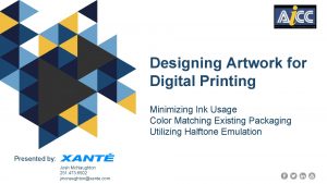 Designing Artwork for Digital Printing Minimizing Ink Usage