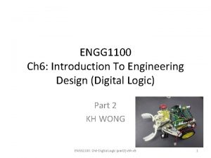 ENGG 1100 Ch 6 Introduction To Engineering Design