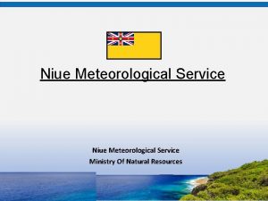 Niue Meteorological Service Ministry Of Natural Resources Contents