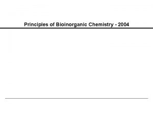 Principles of Bioinorganic Chemistry 2004 Magnetic Splitting of