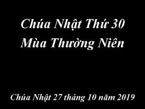 Cha Nht Th 30 Ma Thng Nin Cha