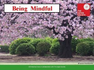 Being Mindful Yasufumi Nishi JNTO Kimberley Evans in