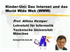 KinderUni Das Internet und das World Wide Web