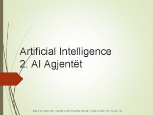 Artificial Intelligence 2 AI Agjentt Bazuar n Kursin