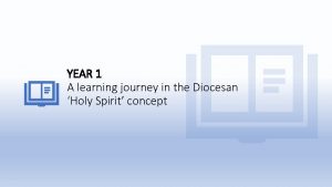 YEAR 1 A learning journey in the Diocesan