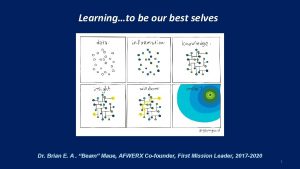 Learningto be our best selves Dr Brian E
