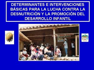 DETERMINANTES E INTERVENCIONES BSICAS PARA LA LUCHA CONTRA