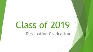 Class of 2019 Destination Graduation Senior Year Countdown