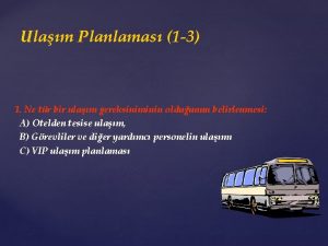 Ulam Planlamas 1 3 1 Ne tr bir