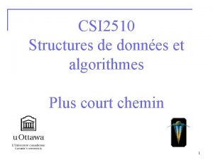 CSI 2510 Structures de donnes et algorithmes Plus