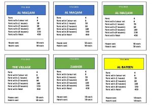 TITLE DEED AL MAQAM Rent with Colour set