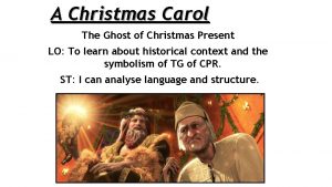 A Christmas Carol The Ghost of Christmas Present