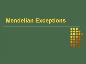 Mendelian Exceptions Amoeba Sisters l https safeshare tvsubmit
