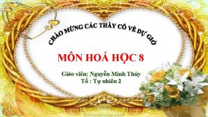 MN HO HC 8 Gio vin Nguyn Minh